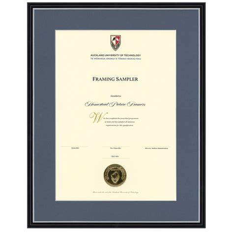 Aut Certificate Frames Homestead Picture Framers