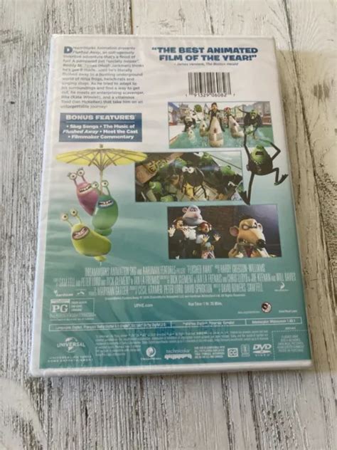 Flushed Away Dvd Hugh Jackman Kate Winslet New Free Shipping