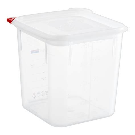 Araven Qt Translucent Square Polypropylene Food Storage Container