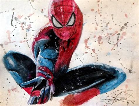 Spiderman Painting By Daniel Piskorski