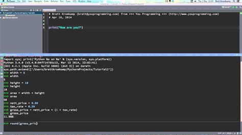 Python Programming Tutorial 3 Using Variables Youtube