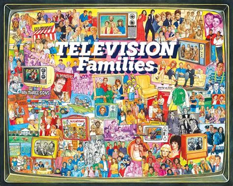 TV Families 1124pz 1000 Piece Jigsaw Puzzle Jigsaw Puzzles 1000