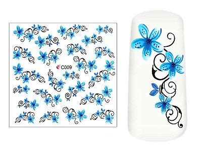 Nail Art Wasser Transfer Tattoo Sticker Aufkleber F R Nageldesign C