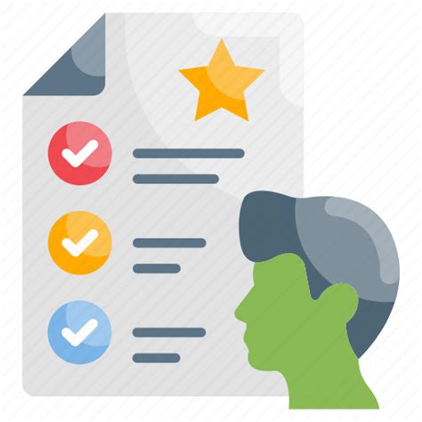 Abilities Checklist Employee Personal Professional Icon Download