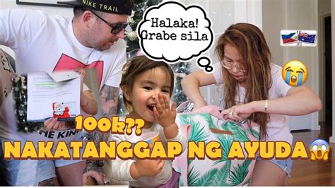 NAKATANGGAP NG AYUDA GALING SA TRABAHO BINIGYAN NG 100k FILIPINA