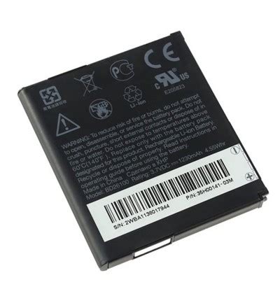 Original Htc Bd Mah Standard Battery For Desire Hd G