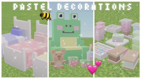 These Pretty Pastel Decoration Snack Mods Are Perfect For Minecraft