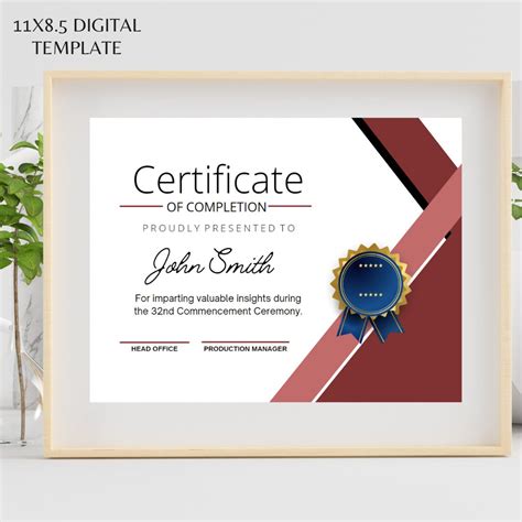 Printable Certificate, Editable Certificate, Certificate Template ...