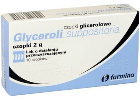 Czopki Glicerolowe G X Czop Farmina Schorzenia Aptekazabobrze Pl