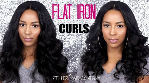 Flat Iron Curls Tutorial - Adore Natural Me