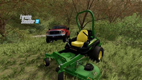 Zeroturn Slides Down Hill Lawncare Farming Simulator 22 Youtube