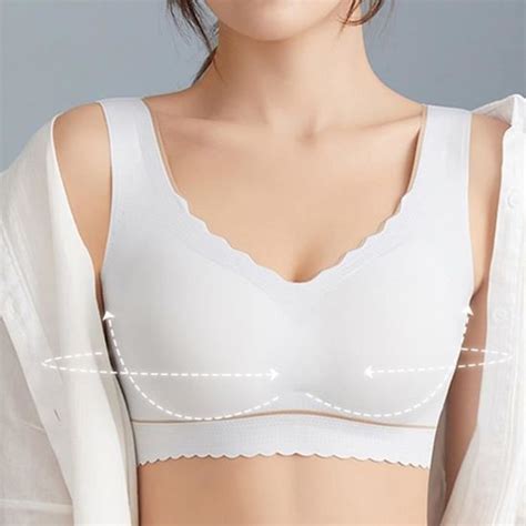 Femmes Sexy Top Soutien Gorge Sans Fil Sous V Tements Base Gilet Style Sports Lingerie Bleu