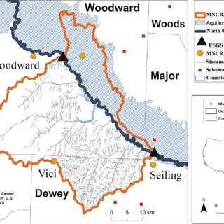 | Location of the Middle North Canadian River Basin (MNCR), located... | Download Scientific Diagram