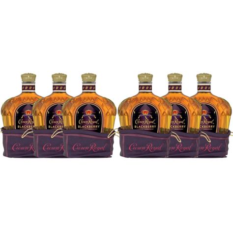 Crown Royal Blackberry Flavored Whisky 6 Pack Thirsty Treasure