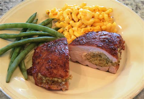 Grilled Boudin Stuffed Pork Chops Manda Fine Meats Recipe