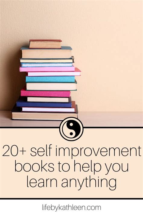 20+ self improvement books to help you learn anything - Life By Kathleen