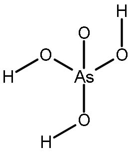 What is the Lewis structure for $\text{H}_3\text{AsO}_4$ | Quizlet