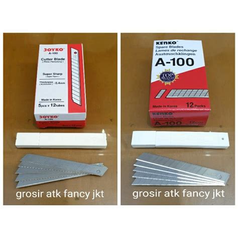 Jual 12 Tube A 100 Cutter Blade Refill Isi Pisau Pemotong Joyko A