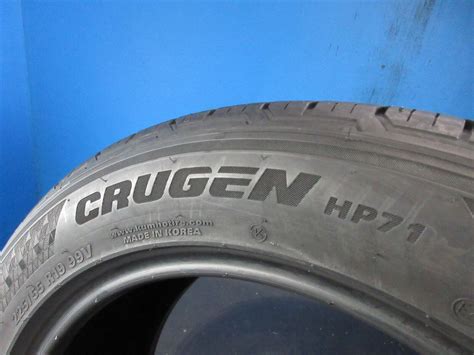 Used Kumho Crugen HP71 225 55 19 8 9 32 High Tread No Patch 1421E EBay