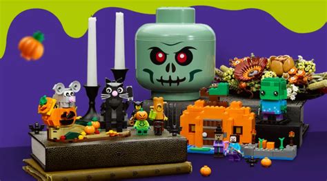 LEGO Halloween make and take model at Barnes & Noble stores