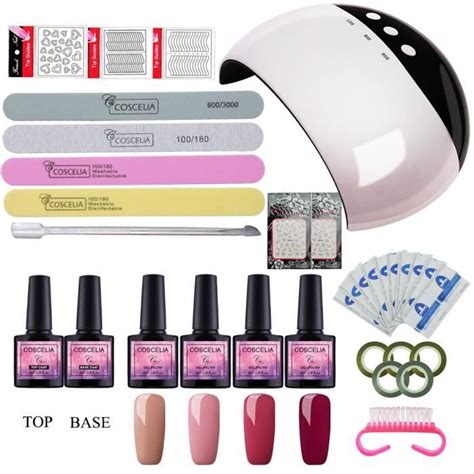 Coscelia W Uv Led Usb Lampe S Che Kit Vernis Ongle Nail Art Semi