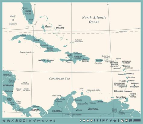 Map of cuba Free Stock Vectors