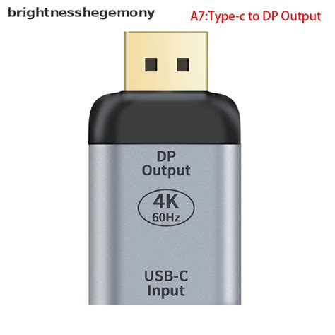 Bgth อะแดปเตอรแปลงวดโอ UHD 8K Type C เปน Hdmi VGA DP RJ45 Mini DP