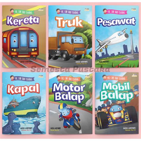 Jual Buku Cerita Anak Seri Yuk Cari Tahu Tentang Transportasi Shopee