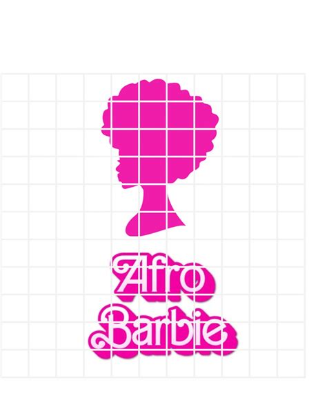 Afro Barbie PNG and 2 Free Black Barbie Pngs - Etsy