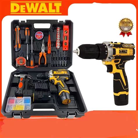 Dewalt 12v Cordless Drill Driver Double Speed With 2 Li Ion Batteries