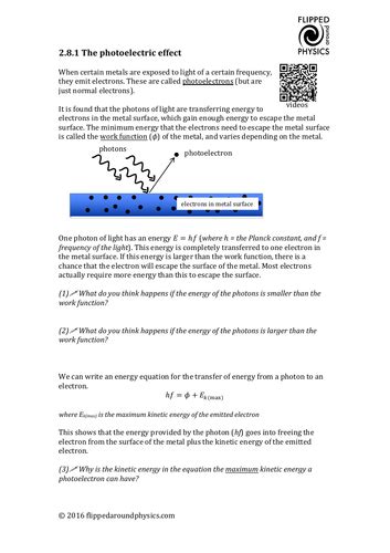 The Photoelectric Effect Teaching Resources