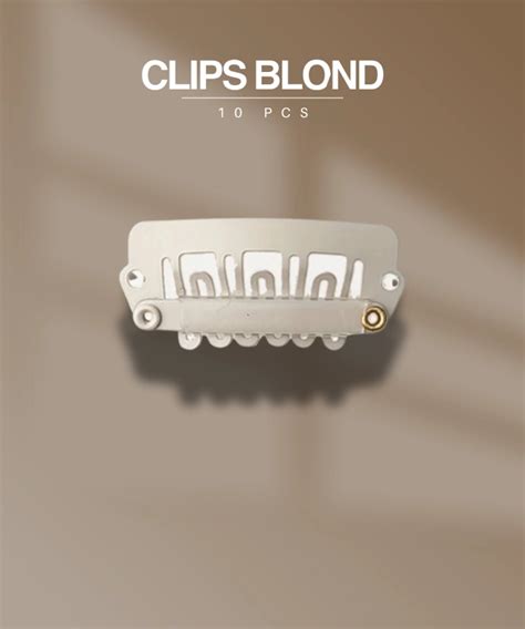 Clips Blonde Pcs She Hairextensions