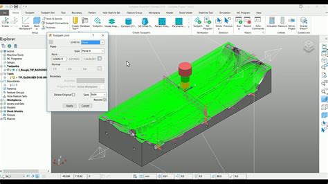 Autodesk Powermill Toolpath Editing Limit Tutorial Tamil