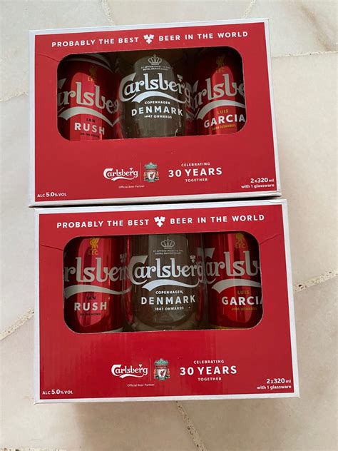 Carlsberg Liverpool Fa Edition Collection Food Drinks Alcoholic