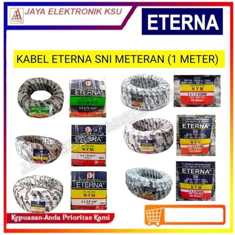 Jual Kabel Eterna Sni Nym X X X X X X Meter