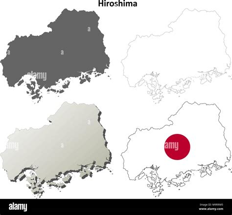 Map Of Hiroshima Hi Res Stock Photography And Images Alamy