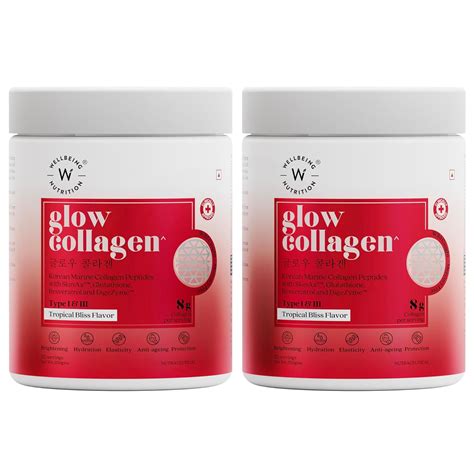 Wellbeing Nutrition Glow Collagen With Glutathione Collagen