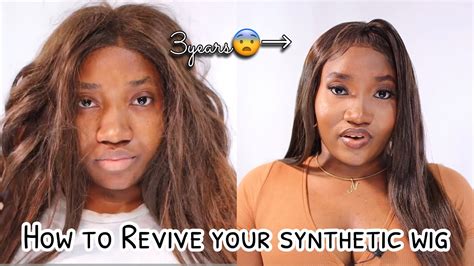 How To Revive Your Synthetic Wigs Youtube