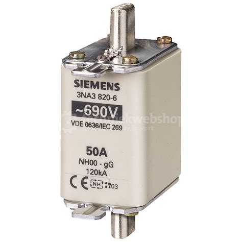 Siemens Industry Rnv Na Lv Hrc Fuse Nh A Gg Vac Lv Hrc