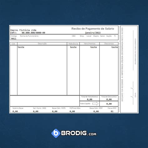 Contracheque Junto Ou Separado Librain