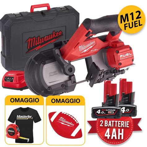 Milwaukee M12 FBS64 402C Sega A Nastro A Batteria 12V Fuel Per Ferro