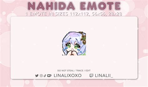 Sad Cry Pray Plead Beg Genshin Impact Nahida Emote Cute Chibi Twitch