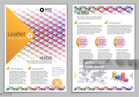 Leaflet Design Example High-Res Vector Graphic - Getty Images