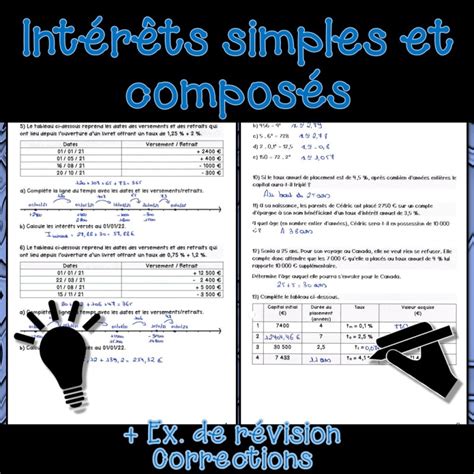 Int R Ts Simples Et Compos S Corrections Pptx