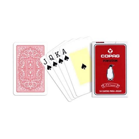 Baralho De Cartas Para Jogar Pinguim Copag Up Brinquedos