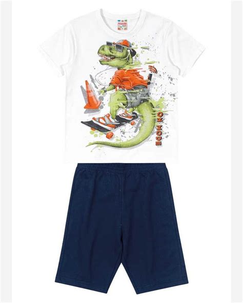 Riachuelo Conjunto Infantil Menino De Dinossauro Brandili