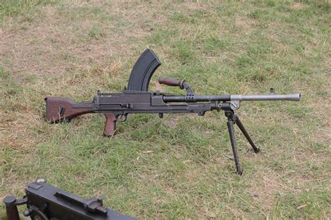 British Second World War Arms And Armour The Bren Gun Stock Photo