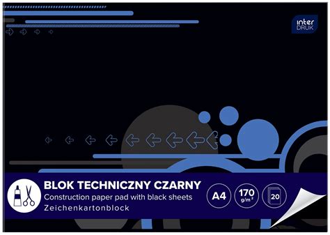 Interdruk Blok Techniczny Czarny A Kartek Allegro Pl