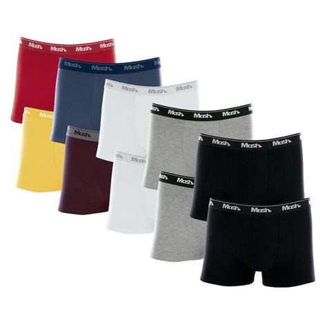 Kit Cueca Boxer Mash Pe As Masculina Algod O El Stico Sortidas