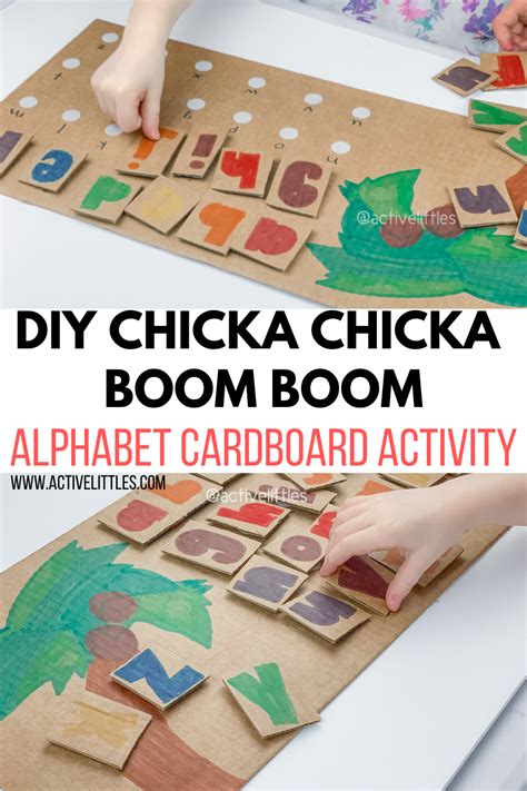 DIY Chicka Chicka Boom Boom Alphabet Activities for Toddlers - Active ...